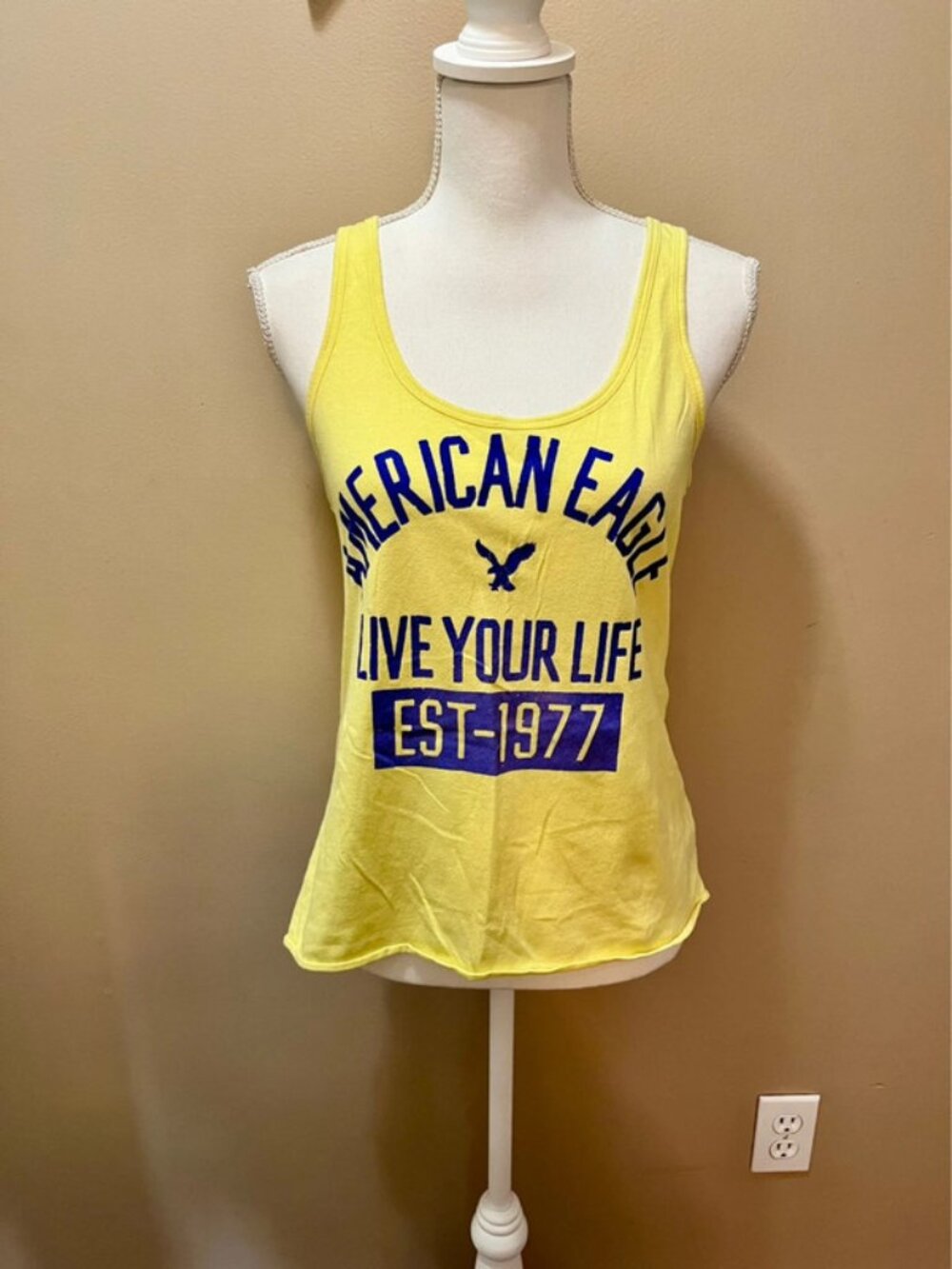 American Eagle Racerback Tank Top Size Medium